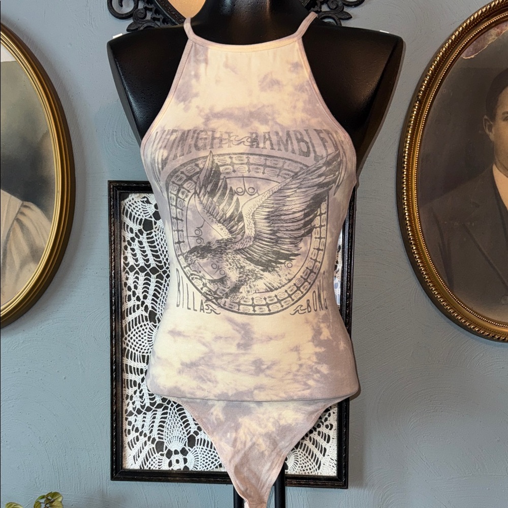 Billabong Tie-Dye Graphic Bodysuit